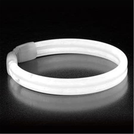 Endless Games Wide Glow Stick 8 in. Bracelet, White, 30PK EN3335379